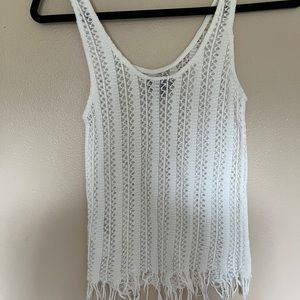 Topshop crochet tank